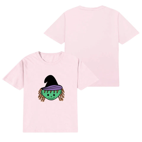Kids Cotton T-Shirt - Witch - Mr.Shit