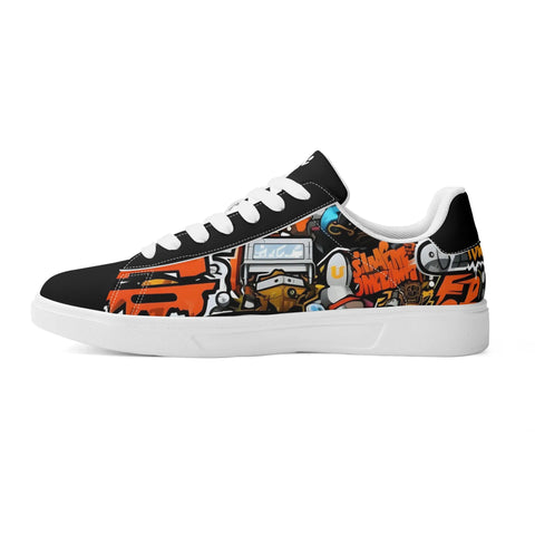 Leather Skateboard Shoes - Graffiti - Mr.Shit