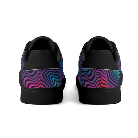 Leather Skateboard Shoes - Psychedelic - Mr.Shit