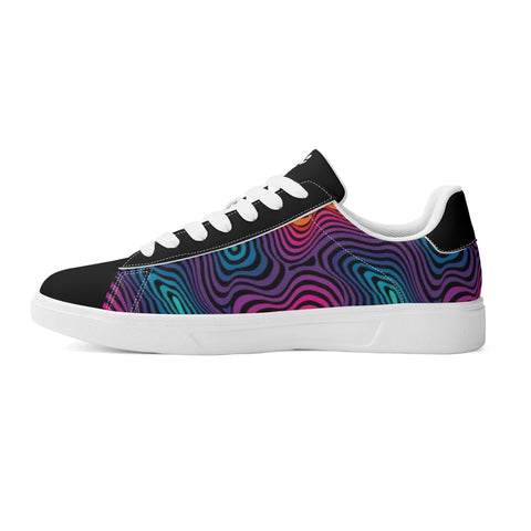 Leather Skateboard Shoes - Psychedelic - Mr.Shit