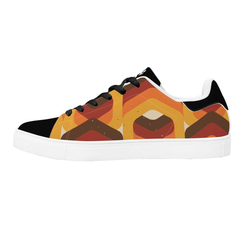Leather Skateboard Shoes - Retro - Mr.Shit