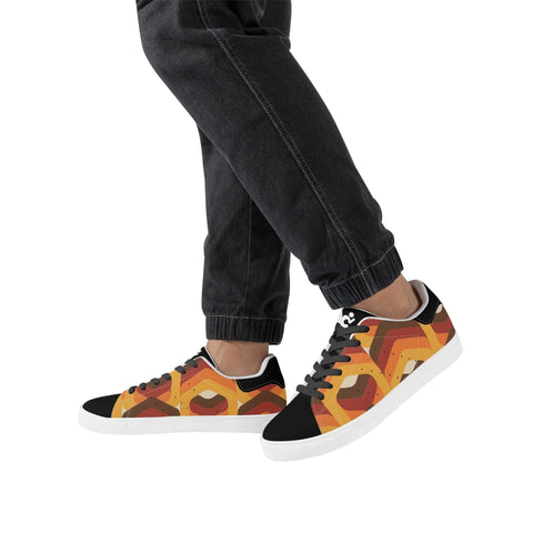 Leather Skateboard Shoes - Retro - Mr.Shit