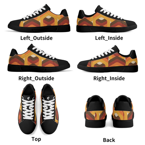 Leather Skateboard Shoes - Retro - Mr.Shit