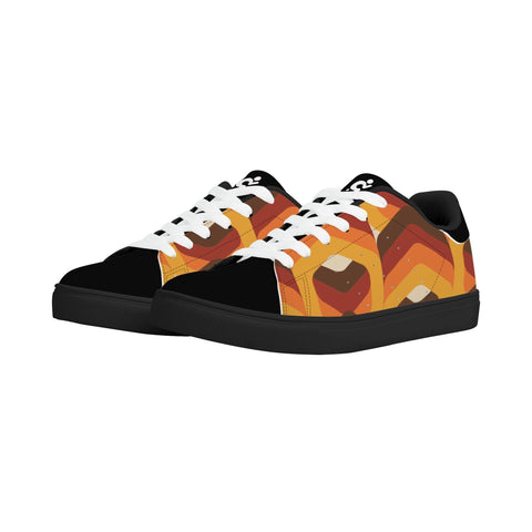 Leather Skateboard Shoes - Retro - Mr.Shit