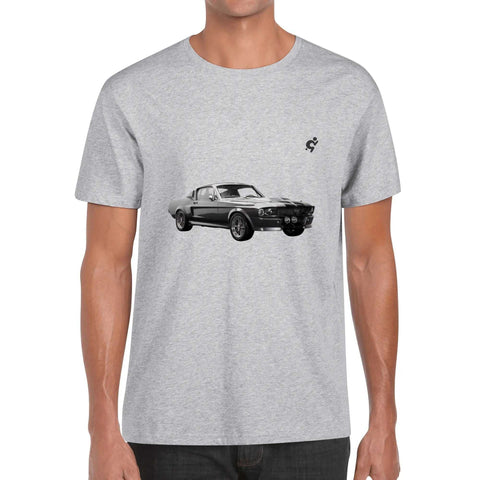 Mens 100% Cotton - 1967 Ford Shelby GT 500 - 2 - Mr.Shit