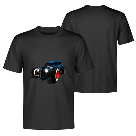 Mens 100% Cotton - Blue Hotrod - Mr.Shit
