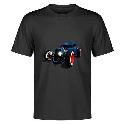 Mens 100% Cotton - Blue Hotrod - Mr.Shit