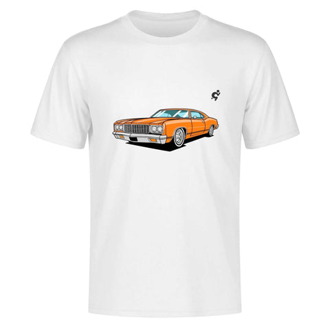 Mens 100% Cotton - Classic Car Orange - Mr.Shit