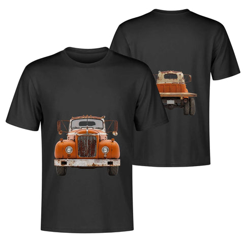 Mens 100% Cotton - Classic Mack Truck F/B 2 - Mr.Shit