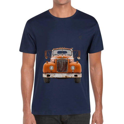 Mens 100% Cotton - Classic Mack Truck F/B 2 - Mr.Shit
