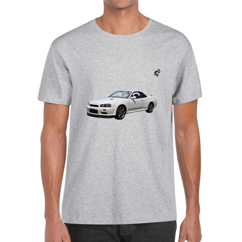 Mens 100% Cotton - Nissan Skyline R32 - Mr.Shit