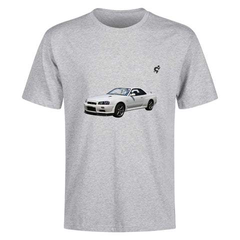 Mens 100% Cotton - Nissan Skyline R32 - Mr.Shit