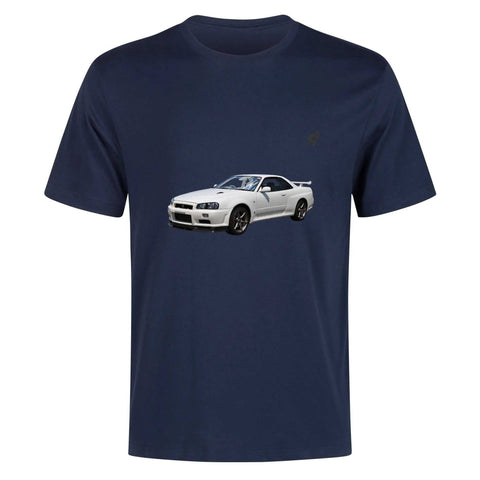 Mens 100% Cotton - Nissan Skyline R32 - Mr.Shit