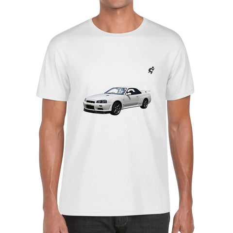 Mens 100% Cotton - Nissan Skyline R32 - Mr.Shit