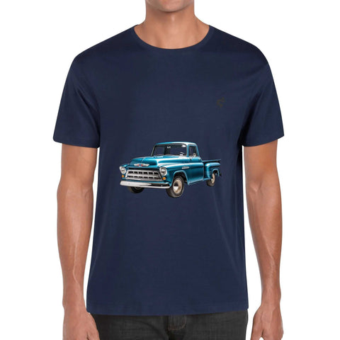Mens 100% Cotton - Old Blue Pickup 2 - Mr.Shit