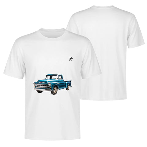 Mens 100% Cotton - Old Blue Pickup 2 - Mr.Shit