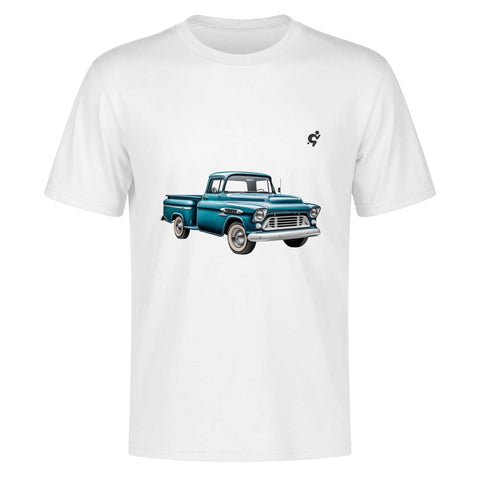 Mens 100% Cotton - Old Blue Pickup - Mr.Shit