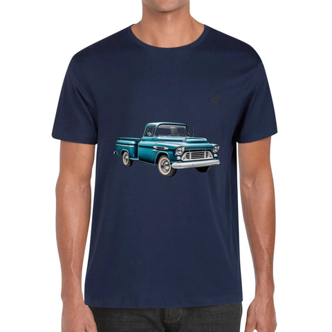 Mens 100% Cotton - Old Blue Pickup - Mr.Shit