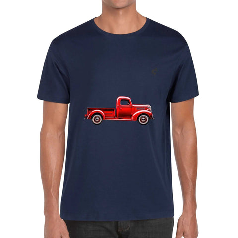 Mens 100% Cotton - Old Red Pickup - Mr.Shit