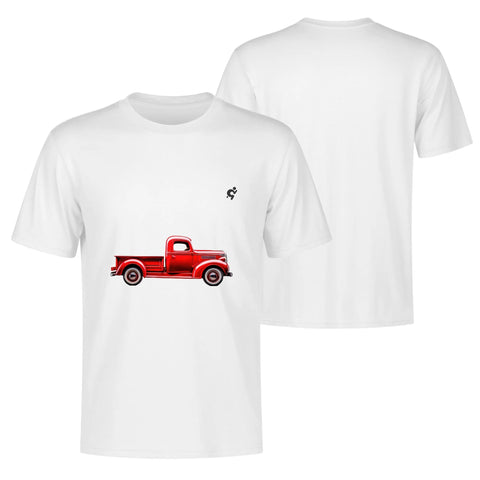 Mens 100% Cotton - Old Red Pickup - Mr.Shit