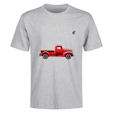 Mens 100% Cotton - Old Red Pickup - Mr.Shit