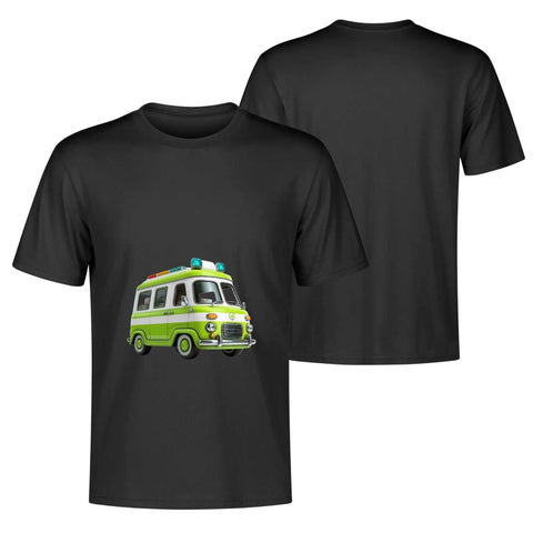 Mens 100% Cotton - Old School Ambulance - Mr.Shit