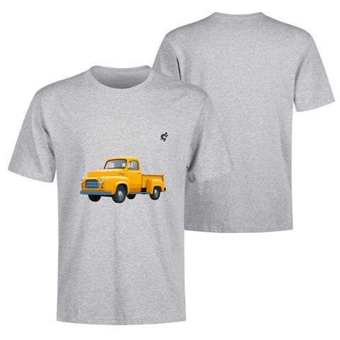 Mens 100% Cotton - Old Yellow Pickup - Mr.Shit
