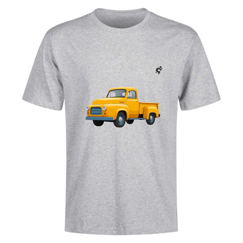 Mens 100% Cotton - Old Yellow Pickup - Mr.Shit