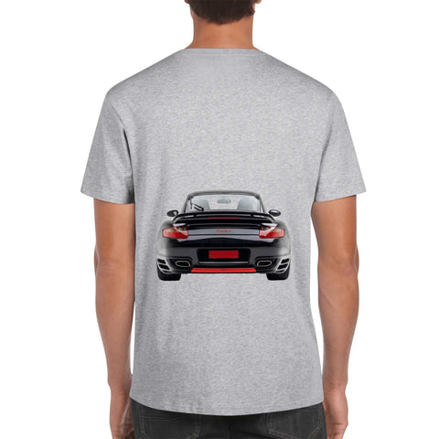 Mens 100% Cotton - Porsche 911Trubo F/B - Mr.Shit