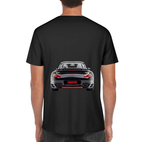 Mens 100% Cotton - Porsche 911Trubo F/B - Mr.Shit