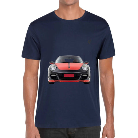 Mens 100% Cotton - Porsche 911Trubo F/B - Mr.Shit