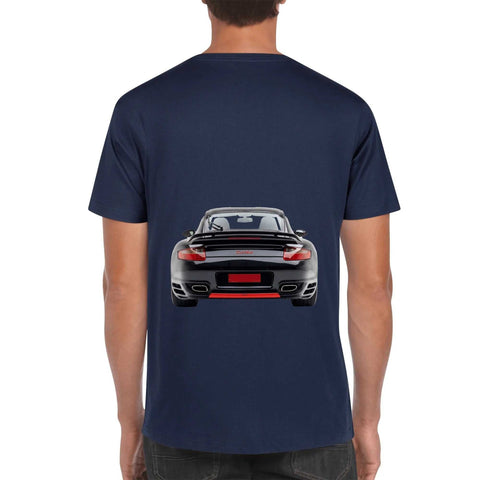 Mens 100% Cotton - Porsche 911Trubo F/B - Mr.Shit