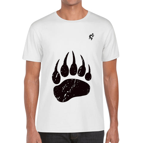 Mens 100% Cotton T-Shirt - Bear Paw - Mr.Shit