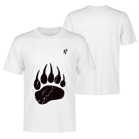 Mens 100% Cotton T-Shirt - Bear Paw - Mr.Shit