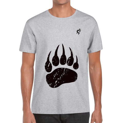 Mens 100% Cotton T-Shirt - Bear Paw - Mr.Shit