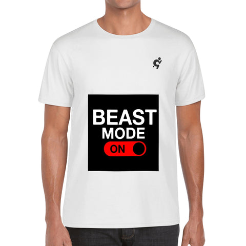 Mens 100% Cotton T-Shirt - Beast Mode On - Mr.Shit