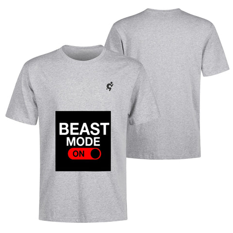 Mens 100% Cotton T-Shirt - Beast Mode On - Mr.Shit