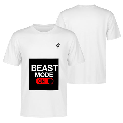 Mens 100% Cotton T-Shirt - Beast Mode On - Mr.Shit