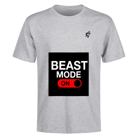 Mens 100% Cotton T-Shirt - Beast Mode On - Mr.Shit