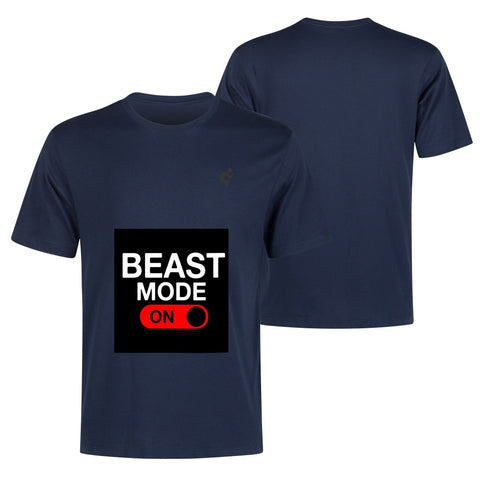 Mens 100% Cotton T-Shirt - Beast Mode On - Mr.Shit