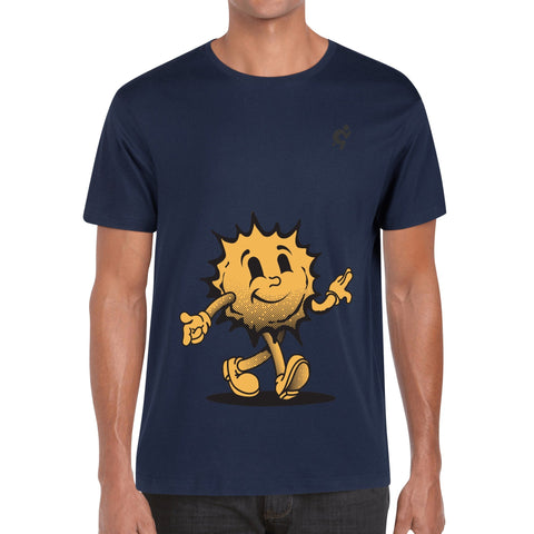 Mens 100% Cotton T-Shirt - Cool Sun - Mr.Shit