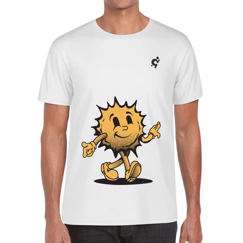 Mens 100% Cotton T-Shirt - Cool Sun - Mr.Shit