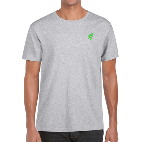 Mens 100% Cotton T-Shirt - Green Logo - Mr.Shit