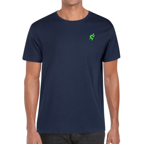 Mens 100% Cotton T-Shirt - Green Logo - Mr.Shit