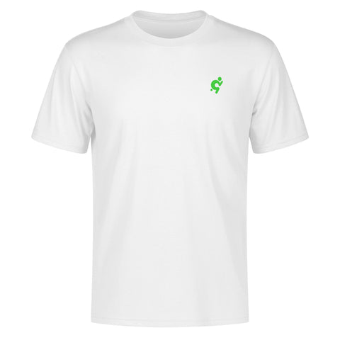 Mens 100% Cotton T-Shirt - Green Logo - Mr.Shit