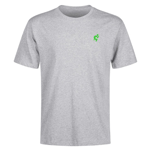 Mens 100% Cotton T-Shirt - Green Logo - Mr.Shit