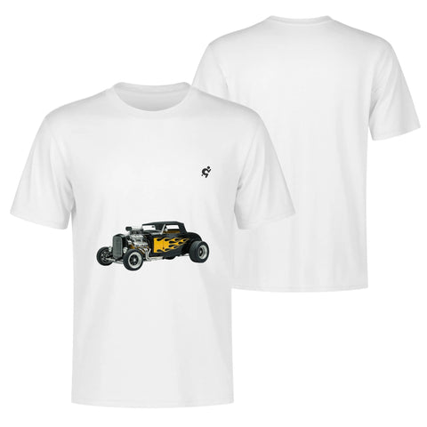 Men's 100% Cotton T-Shirt - Hot Rod 10 - Mr.Shit