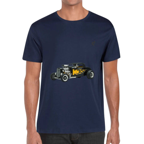 Men's 100% Cotton T-Shirt - Hot Rod 10 - Mr.Shit