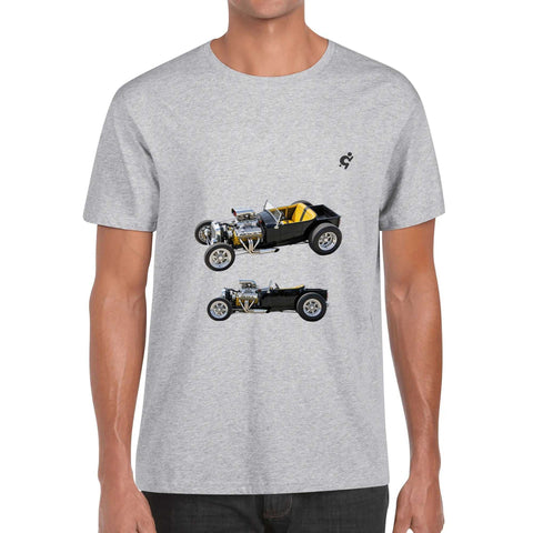 Men's 100% Cotton T-Shirt - Hot Rod 2 - Mr.Shit