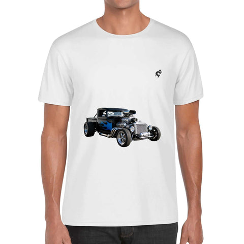 Men's 100% Cotton T-Shirt - Hot Rod 6 - Mr.Shit